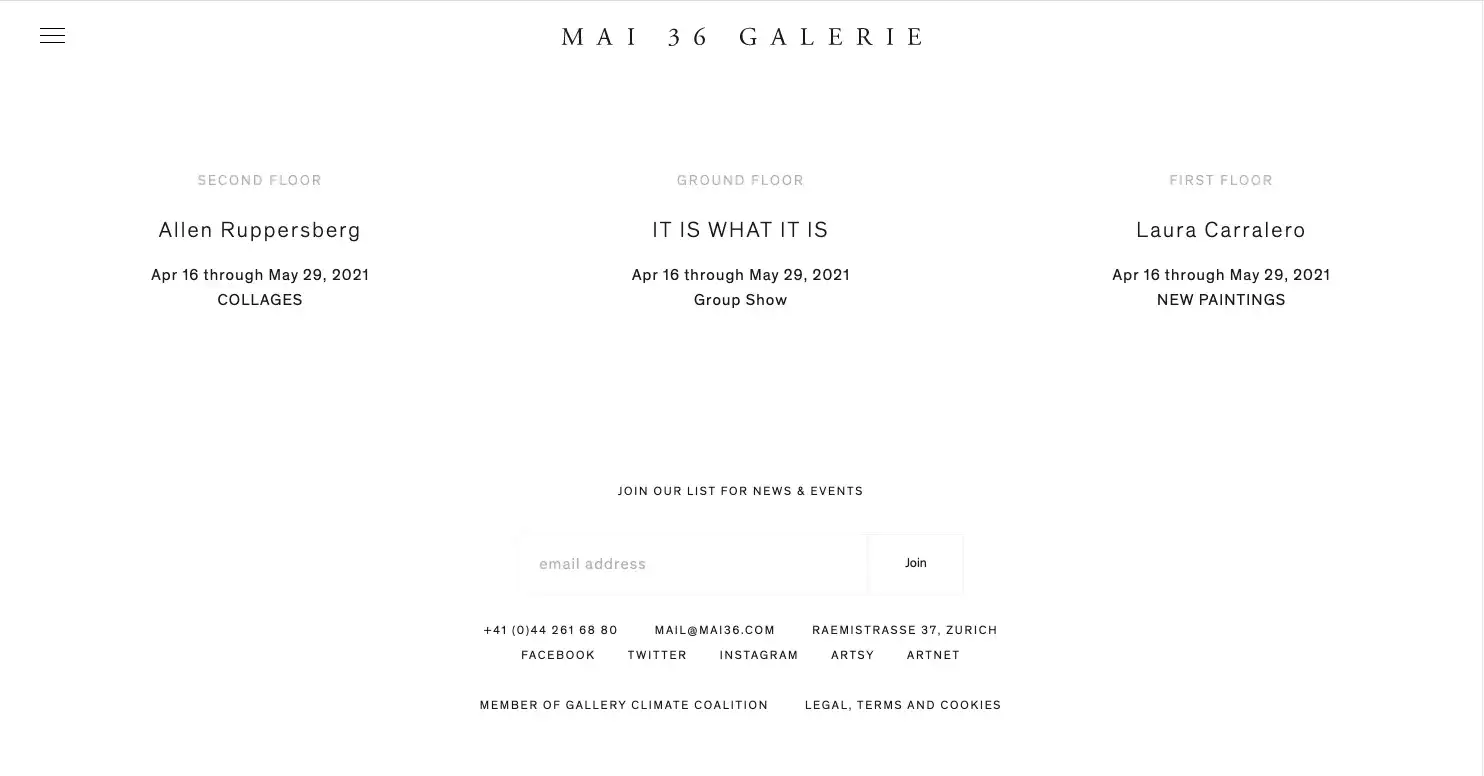 Mai 36 Galerie screenshot