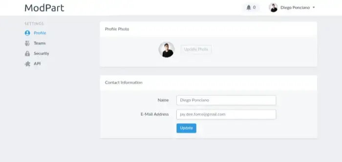 Modpart screenshot