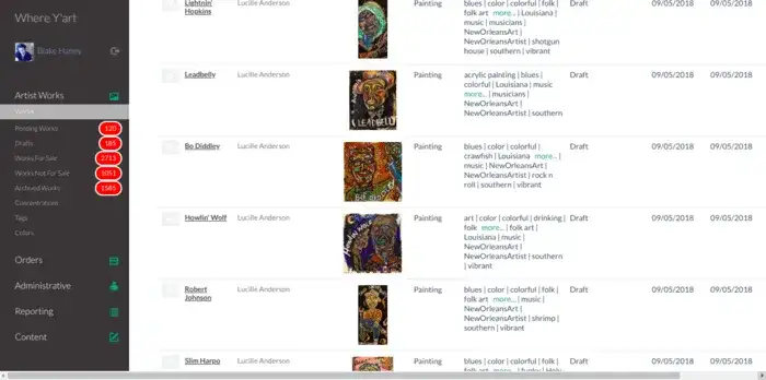 Whereyart screenshot